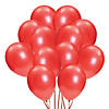 Red Metallic 11" Latex Balloons - 24 Pc. Image 1