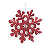 Red Paper Snowflake Ornament (Set Of 6) 7.75"H, 11.75"H, 15.75"H Paper Image 3