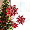 Red Paper Snowflake Ornament (Set Of 6) 7.75"H, 11.75"H, 15.75"H Paper Image 4