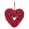 Red Rose Heart Wreath Image 1