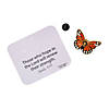 Religious Butterfly Pins with Be Transformed Card - 12 Pc. Image 1