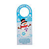 Religious Holy Trinity Snowman Doorknob Hanger Sticker Scenes - 12 Pc. Image 1