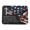 Religious Memorial Day Flag Pins with Card for 36 Image 1