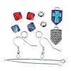 Religious Shield Earrings Craft Kit Image 1