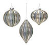 Ribbed Glass Ornament (Set of 6) Image 1