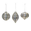 Ribbed Glass Ornament (Set of 6) Image 1