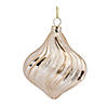 Ribbed Swirl Ornament (Set Of 6) 4.5"H Glass Image 3