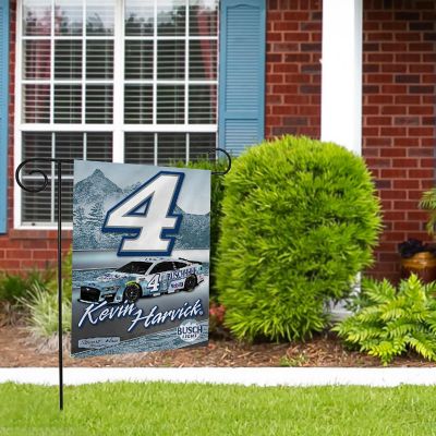 Rico Industries NASCAR Racing Kevin Harvick No. 4 13" x 18" Double Sided Garden Flag Image 1