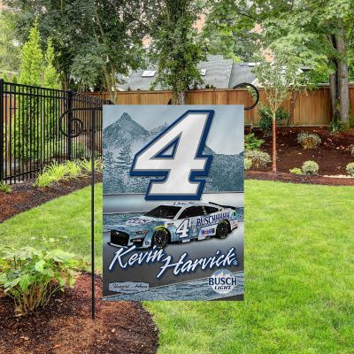 Rico Industries NASCAR Racing Kevin Harvick No. 4 13" x 18" Double Sided Garden Flag Image 2