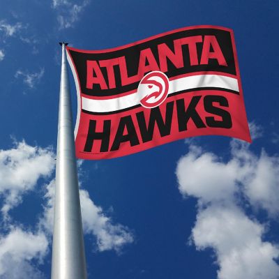 Rico Industries NBA Basketball Atlanta Hawks Bold 3' x 5' Banner Flag Single Sided - Indoor or Outdoor - Home D&#233;cor Image 2