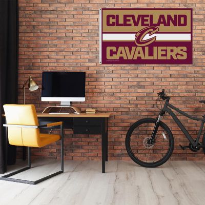 Rico Industries NBA Basketball Cleveland Cavaliers Bold 3' x 5' Banner Flag Single Sided - Indoor or Outdoor - Home D&#233;cor Image 1
