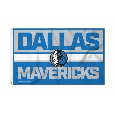 Rico Industries NBA Basketball Dallas Mavericks Bold 3' x 5' Banner Flag Single Sided - Indoor or Outdoor - Home D&#233;cor Image 1