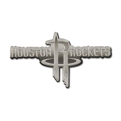 Rico Industries NBA Basketball Houston Rockets Standard Antique Nickel Auto Emblem for Car/Truck/SUV Image 1