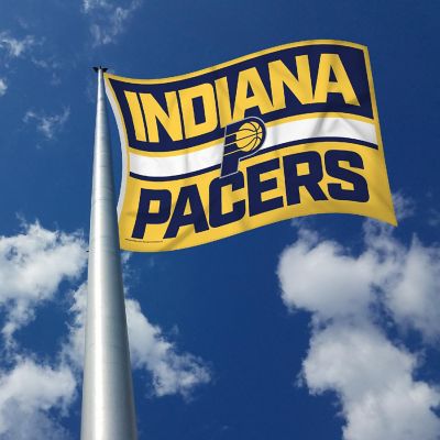 Rico Industries NBA Basketball Indiana Pacers Bold 3' x 5' Banner Flag Single Sided - Indoor or Outdoor - Home D&#233;cor Image 2