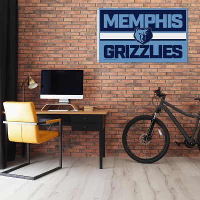 Rico Industries NBA Basketball Memphis Grizzlies Bold 3' x 5' Banner Flag Single Sided - Indoor or Outdoor - Home D&#233;cor Image 1