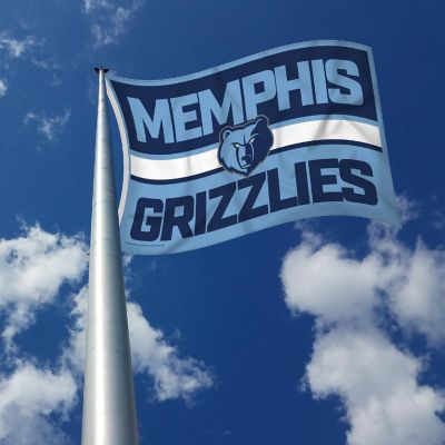 Rico Industries NBA Basketball Memphis Grizzlies Bold 3' x 5' Banner Flag Single Sided - Indoor or Outdoor - Home D&#233;cor Image 2