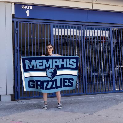 Rico Industries NBA Basketball Memphis Grizzlies Bold 3' x 5' Banner Flag Single Sided - Indoor or Outdoor - Home D&#233;cor Image 3
