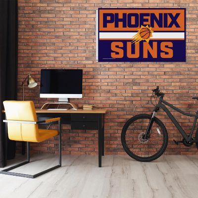 Rico Industries NBA Basketball Phoenix Suns Bold 3' x 5' Banner Flag Single Sided - Indoor or Outdoor - Home D&#233;cor Image 1