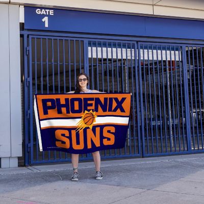 Rico Industries NBA Basketball Phoenix Suns Bold 3' x 5' Banner Flag Single Sided - Indoor or Outdoor - Home D&#233;cor Image 3