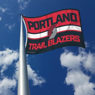 Rico Industries NBA Basketball Portland Trail Blazers Bold 3' x 5' Banner Flag Single Sided - Indoor or Outdoor - Home D&#233;cor Image 2