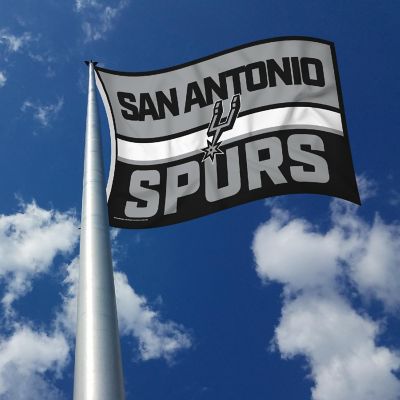 Rico Industries NBA Basketball San Antonio Spurs Bold 3' x 5' Banner Flag Single Sided - Indoor or Outdoor - Home D&#233;cor Image 2