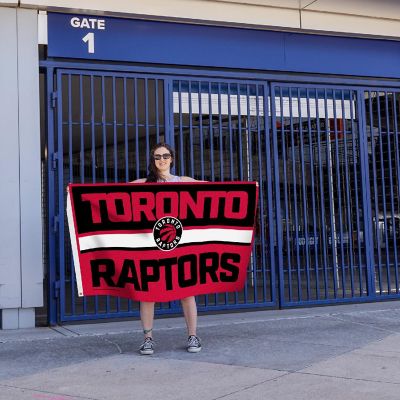 Rico Industries NBA Basketball Toronto Raptors Bold 3' x 5' Banner Flag Single Sided - Indoor or Outdoor - Home D&#233;cor Image 3