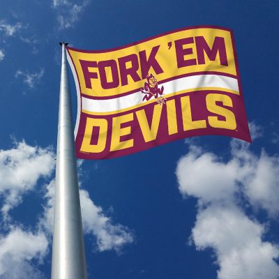 Rico Industries NCAA  Arizona State Sun Devils - ASU Bold 3' x 5' Banner Flag Single Sided - Indoor or Outdoor - Home D&#233;cor Image 2