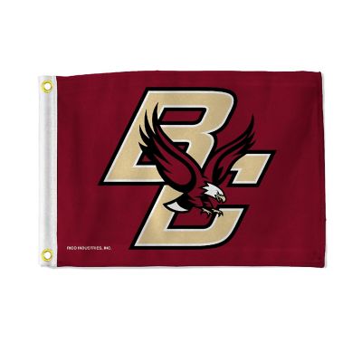 Rico Industries NCAA  Boston College Eagles Maroon Utility Flag - Double Sided - Great for Boat/Golf Cart/Home ect. Image 1