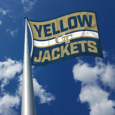 Rico Industries NCAA  Georgia Tech Yellow Jackets - GT Bold 3' x 5' Banner Flag Single Sided - Indoor or Outdoor - Home D&#233;cor Image 2