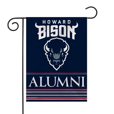 Rico Industries NCAA  Howard Bison Alumni 13" x 18" Double Sided Garden Flag Image 1