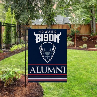 Rico Industries NCAA  Howard Bison Alumni 13" x 18" Double Sided Garden Flag Image 2