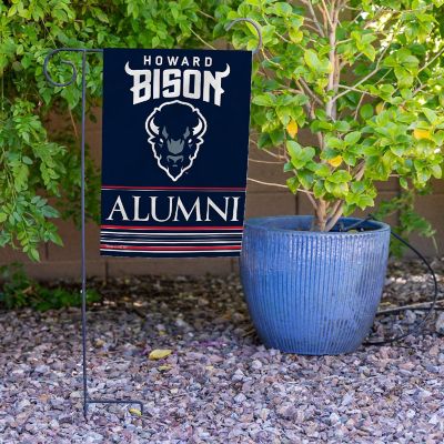 Rico Industries NCAA  Howard Bison Alumni 13" x 18" Double Sided Garden Flag Image 3
