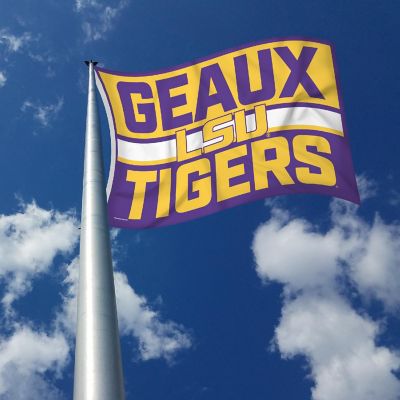 Rico Industries NCAA  LSU Tigers Bold 3' x 5' Banner Flag Single Sided - Indoor or Outdoor - Home D&#233;cor Image 2