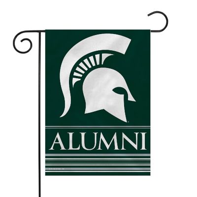 Rico Industries NCAA  Michigan State Spartans Alumni 13" x 18" Double Sided Garden Flag Image 1