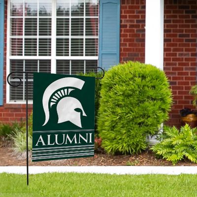 Rico Industries NCAA  Michigan State Spartans Alumni 13" x 18" Double Sided Garden Flag Image 1