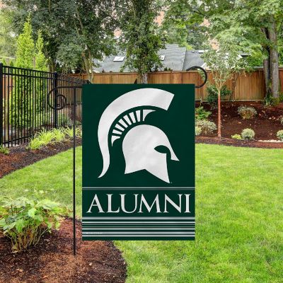 Rico Industries NCAA  Michigan State Spartans Alumni 13" x 18" Double Sided Garden Flag Image 2