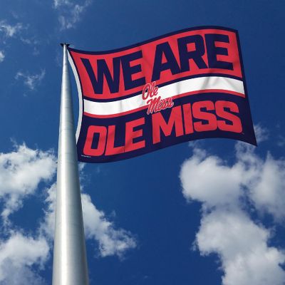 Rico Industries NCAA  Mississippi Rebels - Ole Miss Bold 3' x 5' Banner Flag Single Sided - Indoor or Outdoor - Home D&#233;cor Image 2