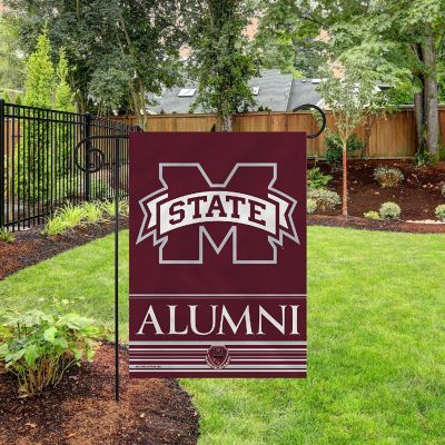 Rico Industries NCAA  Mississippi State Bulldogs Alumni 13" x 18" Double Sided Garden Flag Image 2