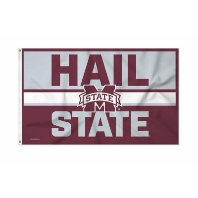 Rico Industries NCAA  Mississippi State Bulldogs Bold 3' x 5' Banner Flag Single Sided - Indoor or Outdoor - Home D&#233;cor Image 1