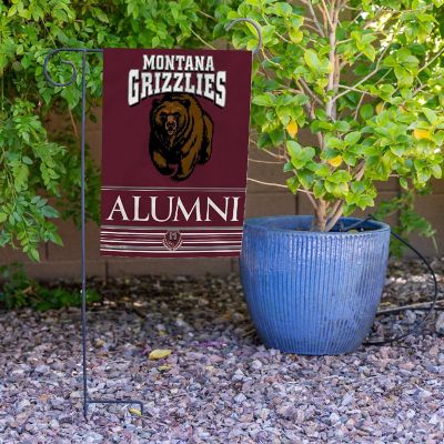 Rico Industries NCAA  Montana Grizzlies Alumni 13" x 18" Double Sided Garden Flag Image 3