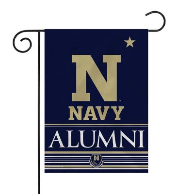 Rico Industries NCAA  Naval Academy Midshipmen Alumni 13" x 18" Double Sided Garden Flag Image 1
