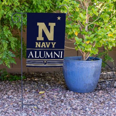 Rico Industries NCAA  Naval Academy Midshipmen Alumni 13" x 18" Double Sided Garden Flag Image 3