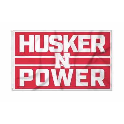 Rico Industries NCAA  Nebraska Cornhuskers Bold 3' x 5' Banner Flag Single Sided - Indoor or Outdoor - Home D&#233;cor Image 1