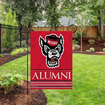 Rico Industries NCAA  North Carolina State Wolfpack Alumni 13" x 18" Double Sided Garden Flag Image 2