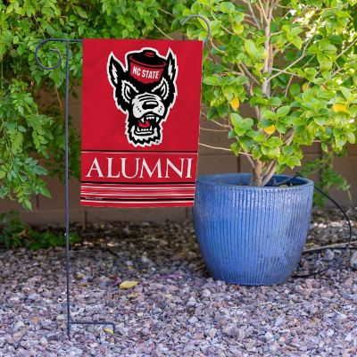Rico Industries NCAA  North Carolina State Wolfpack Alumni 13" x 18" Double Sided Garden Flag Image 3