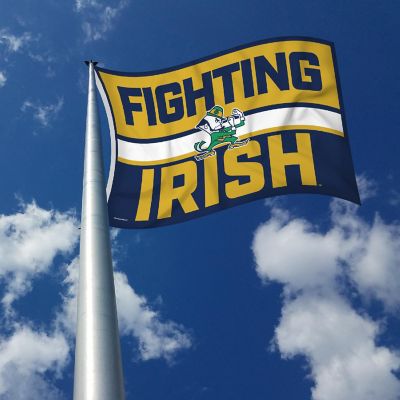 Rico Industries NCAA  Notre Dame Fighting Irish - ND Bold 3' x 5' Banner Flag Single Sided - Indoor or Outdoor - Home D&#233;cor Image 2