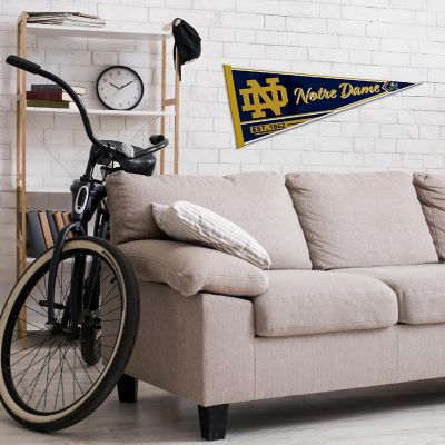 Rico Industries NCAA  Notre Dame Fighting Irish - ND Classic 12" x 30" Felt Wall D&#233;cor Pennant - Great for Home/Bed Room/Man Cave D&#233;cor Image 2