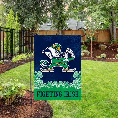 Rico Industries NCAA Notre Dame Fighting Irish - ND Primary 13" x 18" Double Sided Garden Flag Image 1
