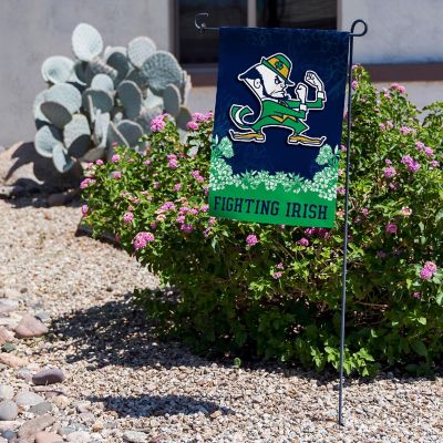 Rico Industries NCAA Notre Dame Fighting Irish - ND Primary 13" x 18" Double Sided Garden Flag Image 2