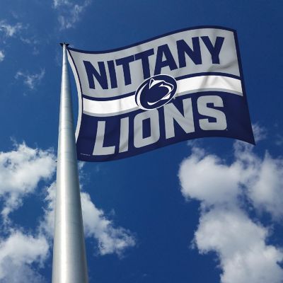 Rico Industries NCAA  Penn State Nittany Lions - PSU Bold 3' x 5' Banner Flag Single Sided - Indoor or Outdoor - Home D&#195;&#169;cor Image 2